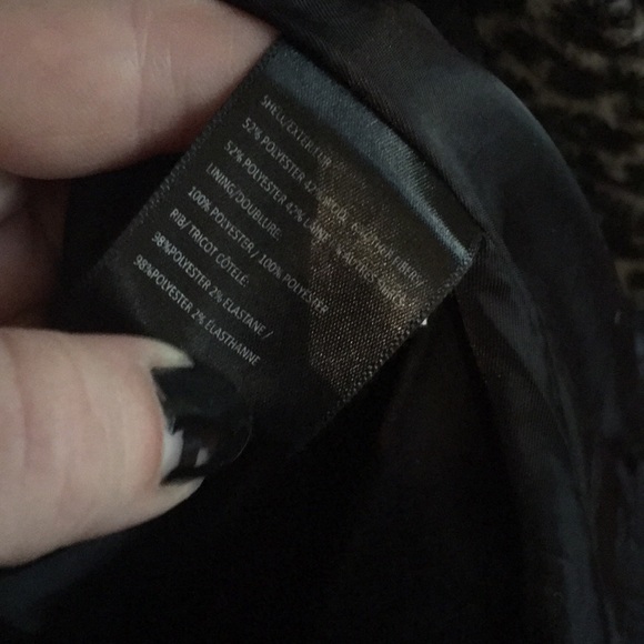 L/XL Sam Edelman Leopard Long Bomber Jacket - Picture 6 of 6